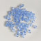 Doppelkegel/Bicone 8 mm 80 Stück - Perlen Kristall Lose Perlen mit Loch 100er Set DIY Basteln mit Loch tschechische Facettiert Beads Schmuck Acryl auffädeln Nieten Steine - Blau, Hellblau
