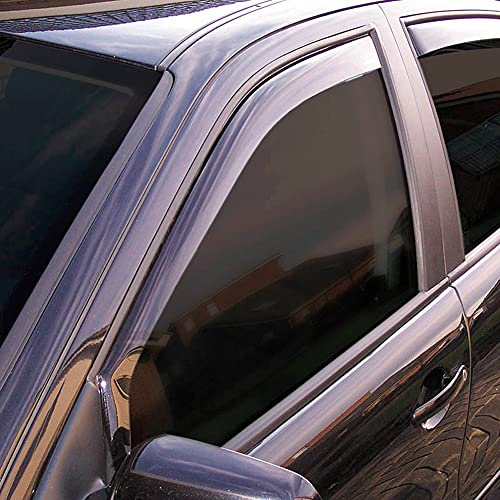 ClimAir Windabweiser Schwarz passgenau | kompatibel mit BMW X6 (F16) 2014-2019