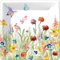 Design Design 627-09832 Speiseteller Wildblumen quadratisch