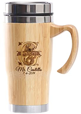 Personalisierter Bierkrug Holz mit Gravur Namen Wunsch Text Holzbierbecher Holz Trinkbecher Edelstahl Becher Retro Bierkrug mit Deckel Geschenkidee für Papa Freund Vatertag, Jubiläum Biertrinker