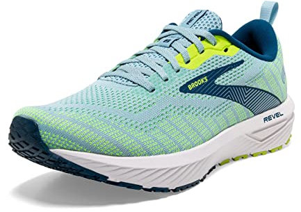 Brooks Herren Revel 6 Sneaker, Light Blue Nightlife, 45 EU