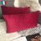 Douceur De Plumes 2er Set Rot Himbeerroter Samtkissenbezug 40x80 cm Uni, rechteckiger Kissenbezug mit weichem Design, skandinavisches Sofa Wohnzimmerdekor (2 Rot Himbeerrot)