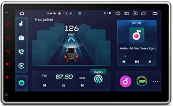 XTRONS TIX125L Radio 2 DIN GPS 10.1 Android 12 WiFi 4G USB CARPLAY DSP 8GB