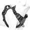 HEELE Hundegeschirr ohne Zug, Brustgeschirr für mittel Hund, einstellbares reflektierendes Hunde Geschirr, atmungsaktive Hundegeschirre mit gepolstertem Griff, No-Pull Dog Harness, Grau, M