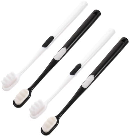 GLEAVI 4stücke Wellenförmige Soft-borsten Zahnbürste Für Schwangere Und Mütter Sanfte Zahnreinigung Für Empfindliche Zähne Und Zahnfleisch Für Erwachsene