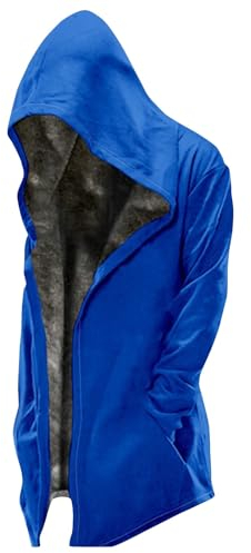 Vasreyy decken hoodie jacke mit herren winterpullover herren warm gilet herren Fleece Jacke Herren Bundeswehr Parka Daunenmantel Herren Lang Winter Holzfäller Jacke Herren (Purple, 6XL)