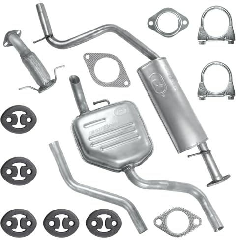 Polmo Schalldämpferset Auspuffanlage Auspuff für Mondeo 3 III MK3 Kombi 2000-03/2007 1.8 2.0