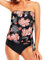 Yutdeng Set di Costume da Bagno Donna 2 Pezzi Tankini Beachwear Costumi Mare Larghi con Slip Swimsuit Spallacci Rimovibili e Regolabili Estivi Spiaggia Piscina,Rosa,XL