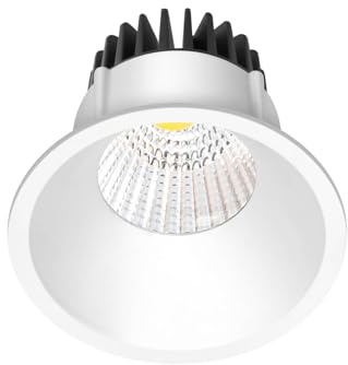 Arcchio LED Hochvolt Einbaustrahler Niria (Modern) in Weiß aus Aluminium (1 flammig,) - Strahler Einbauleuchte Deckenleuchte Wandleuchte Wohnzimmerleuchte