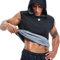 HOTSUIT Sauna Shirt for Men Weight Loss Anti-rip Sauna Vest for Sport Men's Sweat Shirt Waist Trainer Pullover Slimming Sauna Tank Top for Boxing Fitness on Gym Black S