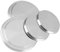 Homoyoyo 4pcs Stove Covers for Gas Cookers Stainless Steel Oven Hob Covers Electric Stove Top Protectors Round Design