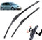 Kit escobillas limpiaparabrisas delanteras para Renault Scenic II Grand Scenic II 2 2003 2004 26+21 alta calidad y ajuste perfecto