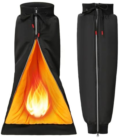 CKryzillix Scooter BeinwäRmer Warm 40/60/70cm Motorrad Knieorthese Verdicken Warm Winddicht Schutz Beinlinge Fleece Windschutzscheibe Abdeckung Radfahren(70cm)