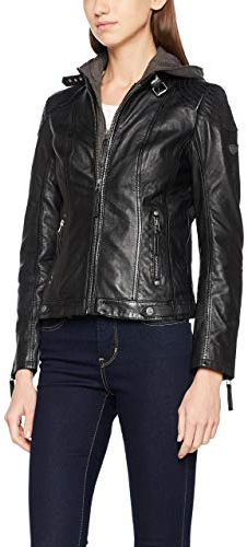 Mauritius Cacey LEGV Frauen Lederjacke schwarz L 100% Leder Basics, Biker, Casual Wear