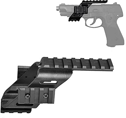 FIRECLUB Universal Tactical Pistol Scope Sight For Laser Light Mount With Quad 7/8 Weaver & Picatinny Rail 17 5.56