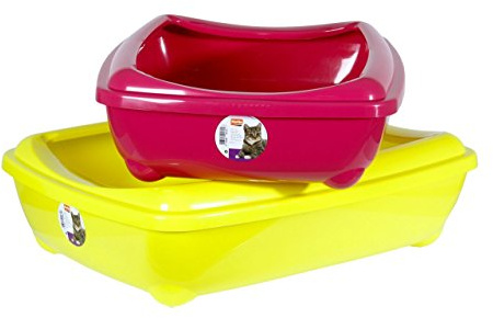 Katzentoilette Arist-O-Tray Hawai L: 50 cm B: 38 cm H: 13 cm farblich sortiert + Rand