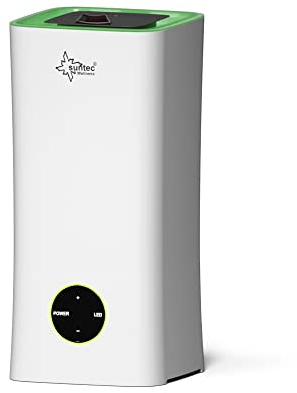 SUNTEC Ultraschall Luftbefeuchter Monsun 2500 moodlight | Aroma Diffuser mit 2 l Wasser Tank | Raumbefeuchter bis ca 25 m2 | Vernebler mit 3 Nebelstufen, Auto Off und LED Beleuchtung | besonders leise