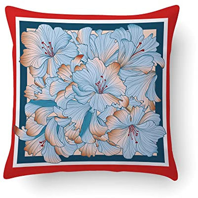 Doge Milano Kissen mit Digitaldruck, 100% Made in Italy, Dekoratives Sofakissen, abnehmbar und waschbar, Hermes - Modell Lionel, 40x40x5 cm