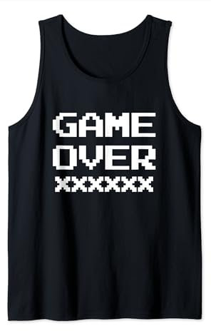 Game Over Gaming Girl Boy, Cute Eboy Egirl Gamer Tank Top