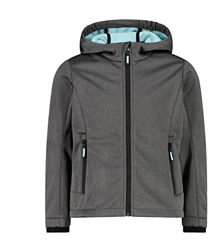 CMP Error: #N/A Melange Softshell Jacket for Children with Fixed Hood Melange Softshell Jacket for Children with Fixed Hood