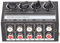 Kompakter Stereo-Audio-Mixer, 4 Kanäle, -Eingang und -Ausgang, für Studio, Clubs, Bars, Bühne, Mischpult, Gitarre, Bass, Keyboard