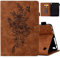 MOKASE Funda para Nueva Amazon Kindle Fire 7 Tableta 12ª Generación 2022 Último Modelo 7, Ante Piel Folio Soporte Caso, Automático Estela/Sueño con Portalápices para Fire 7 12ª Generación, Brown