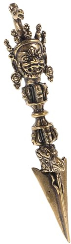 Warmhm Vajra Stößel Dekor aus Kupfer, Antik, Gold, Weihnachten Mottoparty