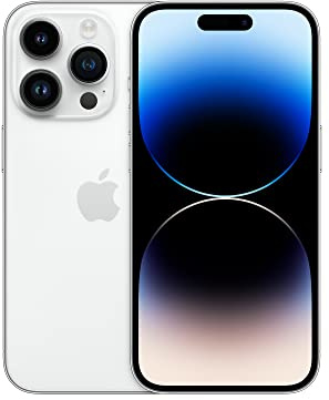 Apple iPhone 14 Pro, 256GB, Silver (Renewed Premium)