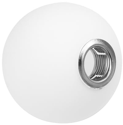 Angoily Pantalla De Vidrio Lampara, G9 Esmeriladora Pantalla De Lámpara De Globo, Pantalla Esférica De Cristal Para Instalación De Apertura De Iluminación Colgante Lámpara De Pie