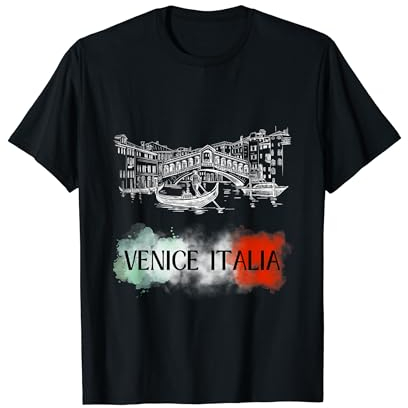 Venedig Italien Italienische Flagge Urlaub Italien Souvenir Venedig T-Shirt
