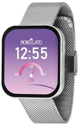 Morellato Smartwatch Donna, Digitale, Cinturino in Alluminio, Cassa 35 mm, Collezione M-04 - R0153173501