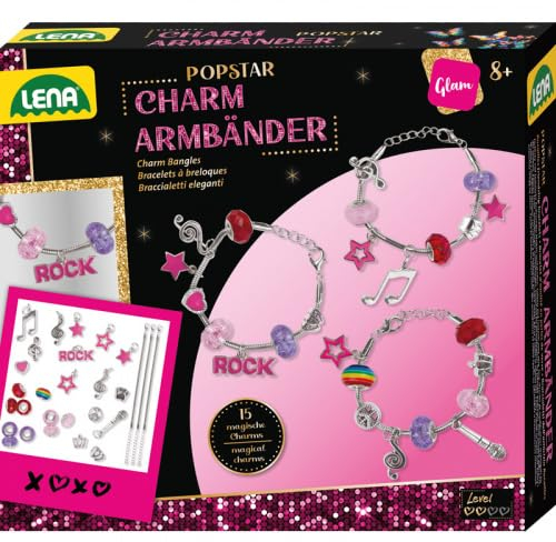 Lena 42728 Charm Armbänder Popstar, Faltschachtel, Mehrfarbig