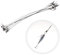 brileze 10 Pack Professional Fishing Leader Rigs Stainless Steel 31cm Heavy Duty Pike Fishing Traces with Ball Bearing Swivels & Safety Snaps Freshwater & Saltwater Lure Wire Leaders (Black)