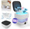 Camping Waschmaschine, 15L 2kg 2 in1 Mini Waschmaschine mit Schleuder, Kleine Waschmaschine Mini-Waschmaschine Tiefenreinigung von Unterwäsche, Socken für Wohnungen, Schlafsäle, Hotel(Lila)