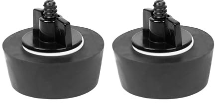 HAF® Pool Winterverschluss Gummi Stopfen 1 1/4 für Einlaufdüsen und Skimmer | Winterstopfen 1,25 Zoll = ca. 3,5-4,6 cm | Zum optimalen Schutz vor Frost im Winter - Menge: 2 Stück