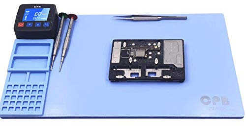 LYFDPN Tapis Chauffant à température contrôlée pour Tablette, téléphone, Smartphone, séparateur d'écran LCD, Coussin Chauffant pour Outils (L)