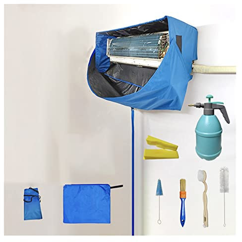 Air Conditioner Cleaning Cover Kit for Split 1 3P Air Conditioners High Pressure Water Gun Included Wall Mounted AC Cleaner Dust Washing Bag for Aircon Easy Cleaning Solution