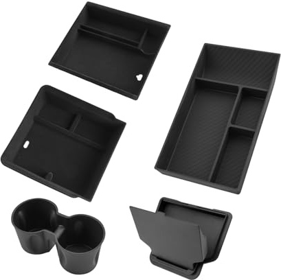 LANGBEAN (5 Pièces Boîtes Rangement pour Tesla Model Y Juniper 2025 2026