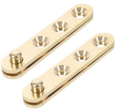 SHINEOFI Charnières Pivotantes En Cuivre Invisibles 360° Mécanisme Pivotant Double Fonction Pour Portes Et Placards Universels Usage Lot 4 Pièces Quantité Haute Durabilité