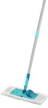 Leifheit SUPERDUSTER Floor, waschbarer Staubwischer Boden mit Rundum-Staubbezug für Hartböden und Fußkanten, Staubmopp trocken mit Mikrofaser, waschen statt wegwerfen