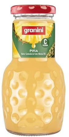 Pineapple Juice Nectar, Glass Bottle, 200ml, Caffeine-Free, No Artificial Flavours, pack 24