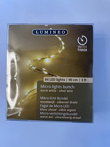 Kaemingk LED-Draht, 90 cm, Silber/Weiß