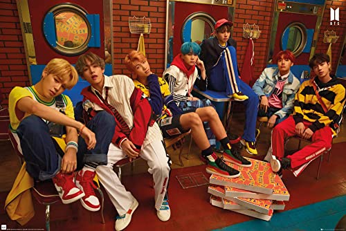 BTS - Bangtan Boys - Crew - Poster Plakat Druck - Grösse 91,5x61 cm