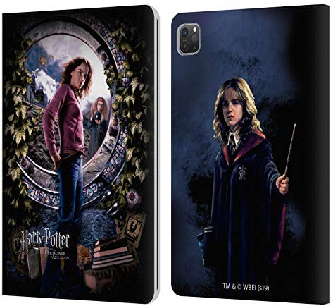 Head Case Designs Licenciado Oficialmente Harry Potter Póster de Hermione Prisionero de Azkaban IV Carcasa de Cuero Tipo Libro Compatible con Apple iPad Pro 11 2020/2021 / 2022