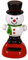 Luckxing Wackelfigur Solar Spielzeuge Figuren, Solar Wackelfigur Weihnachten Solar Swinging Figur Elch Weihnachtsmann Pinguin Schaukelpuppe Solarbetriebenes Spielzeug Dekofigur Für Fensterbank, Auto