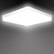 Ouyulong Plafonnier Chambre 36W, Plafonnier Carré 4350LM, Plafonnier Led Cuisine Blanc Froid 6500K, Utilisé Dans La Salle De Bain,Couloir,Balcon Garage,bureau
