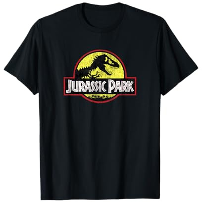 Jurassic Park Classic Logo Distressed T-Shirt