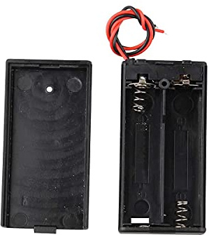 UMTMedia® 1Pc of 2 Slot AA Closed Battery Holder Box PCB Enclosure For Arduino PI