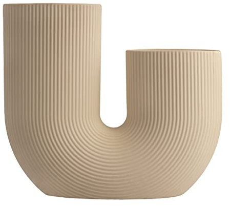 Storefactory Vase STRAVALLA beige 24x7x21cm