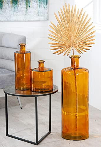 GILDE Vase Arturo Glas gelb 39972